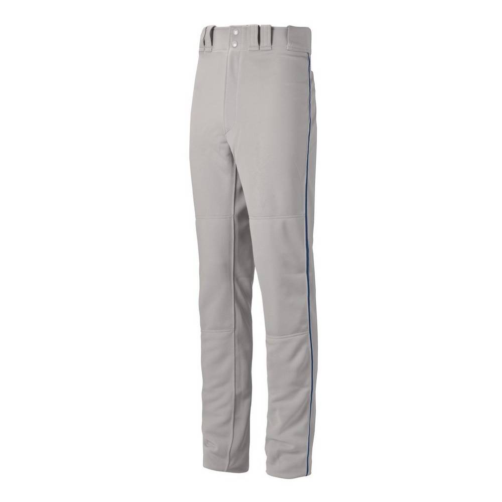 Pantalones Mizuno Premier Pro Piped G2 Hombre Gris/Azul Marino Outlet IOKX-73021